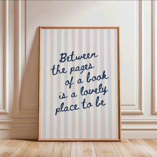 Between the Pages Wall Art Print